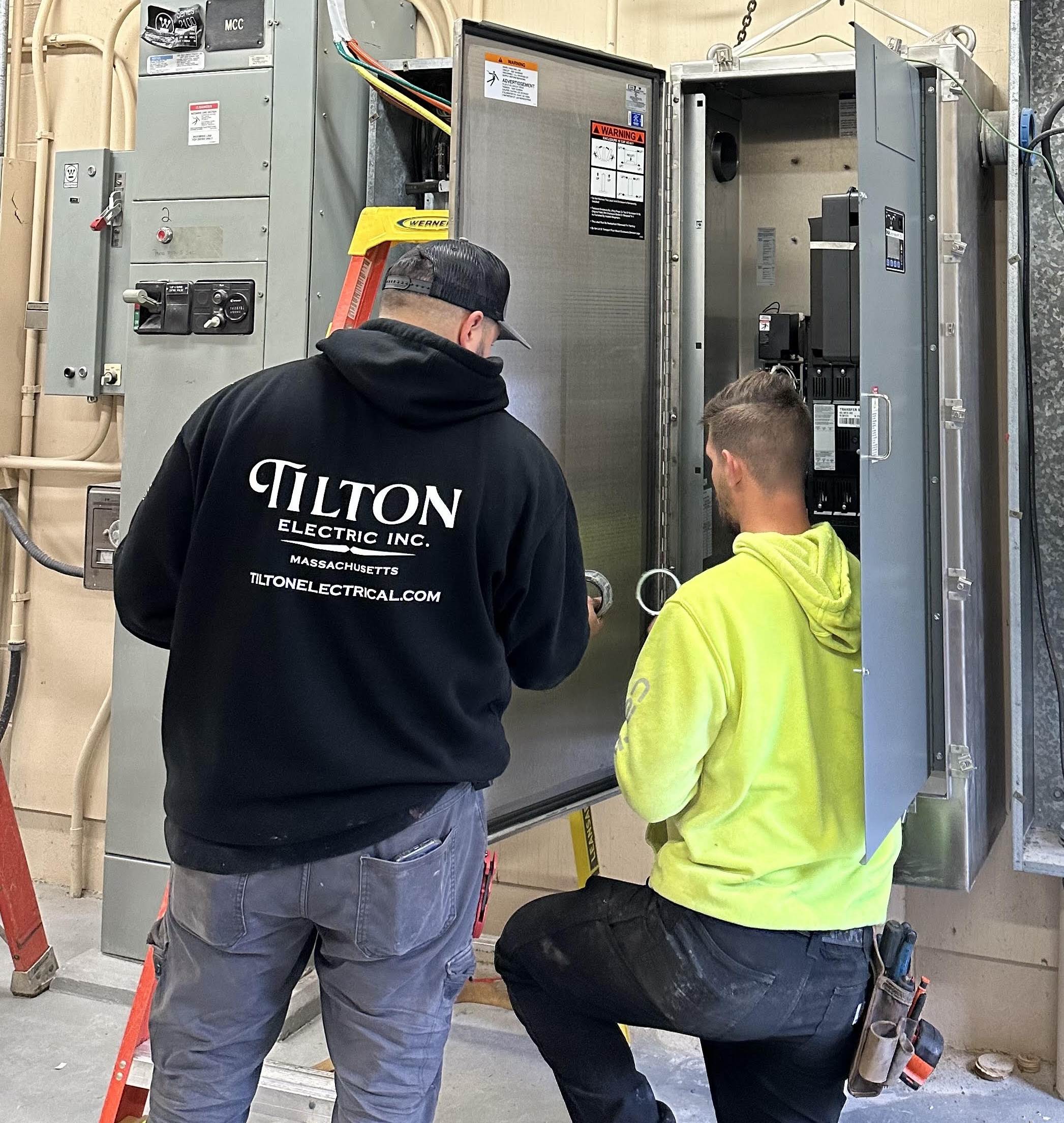 Tilton Electric Service Work with Guys